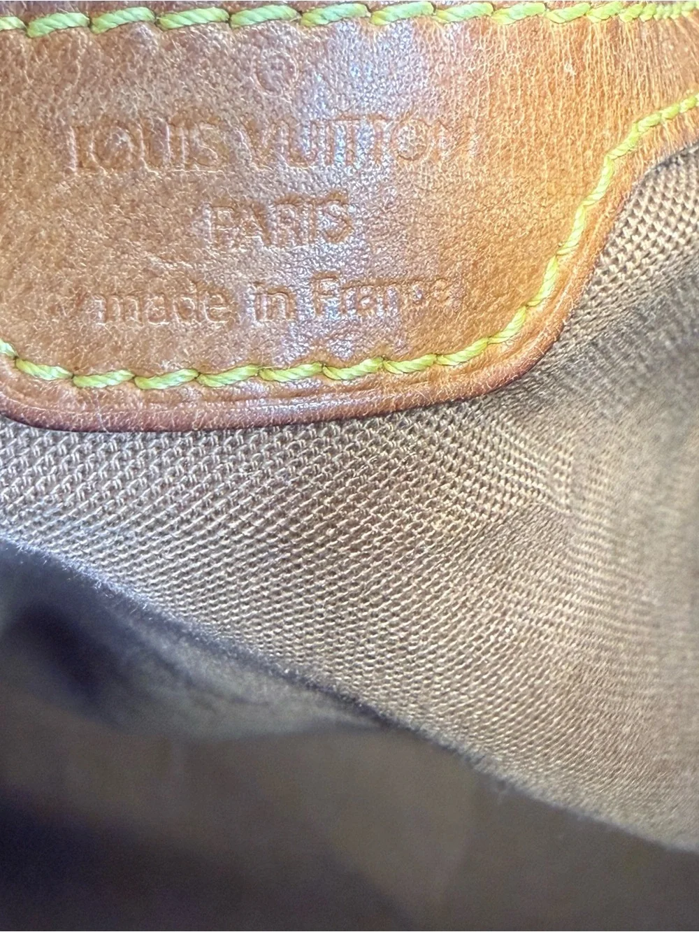 Louis Vuitton LV BackPack Bag Montsouris MM Brown Monogram Tan READ
